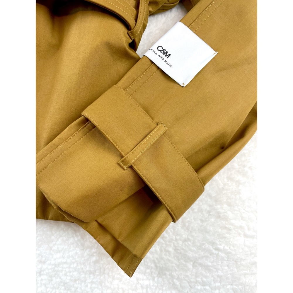 CAMILLA & MARC • Mustard Clarence Belted Jacket, 2 - Picture 6 of 16